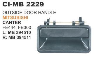 Outside Door Handle Mitsubishi - Local Part No: 809 | 4-Wheeler Vehicle Compatibility, Warranty Included