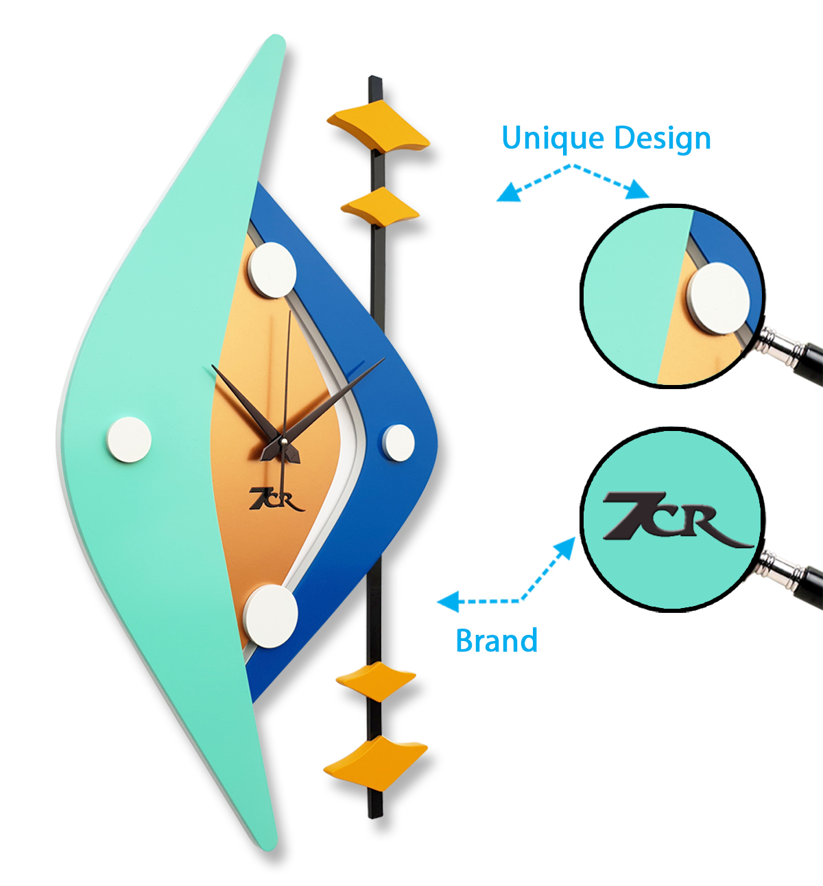 Available In Multicolour Decorative Wall Clock