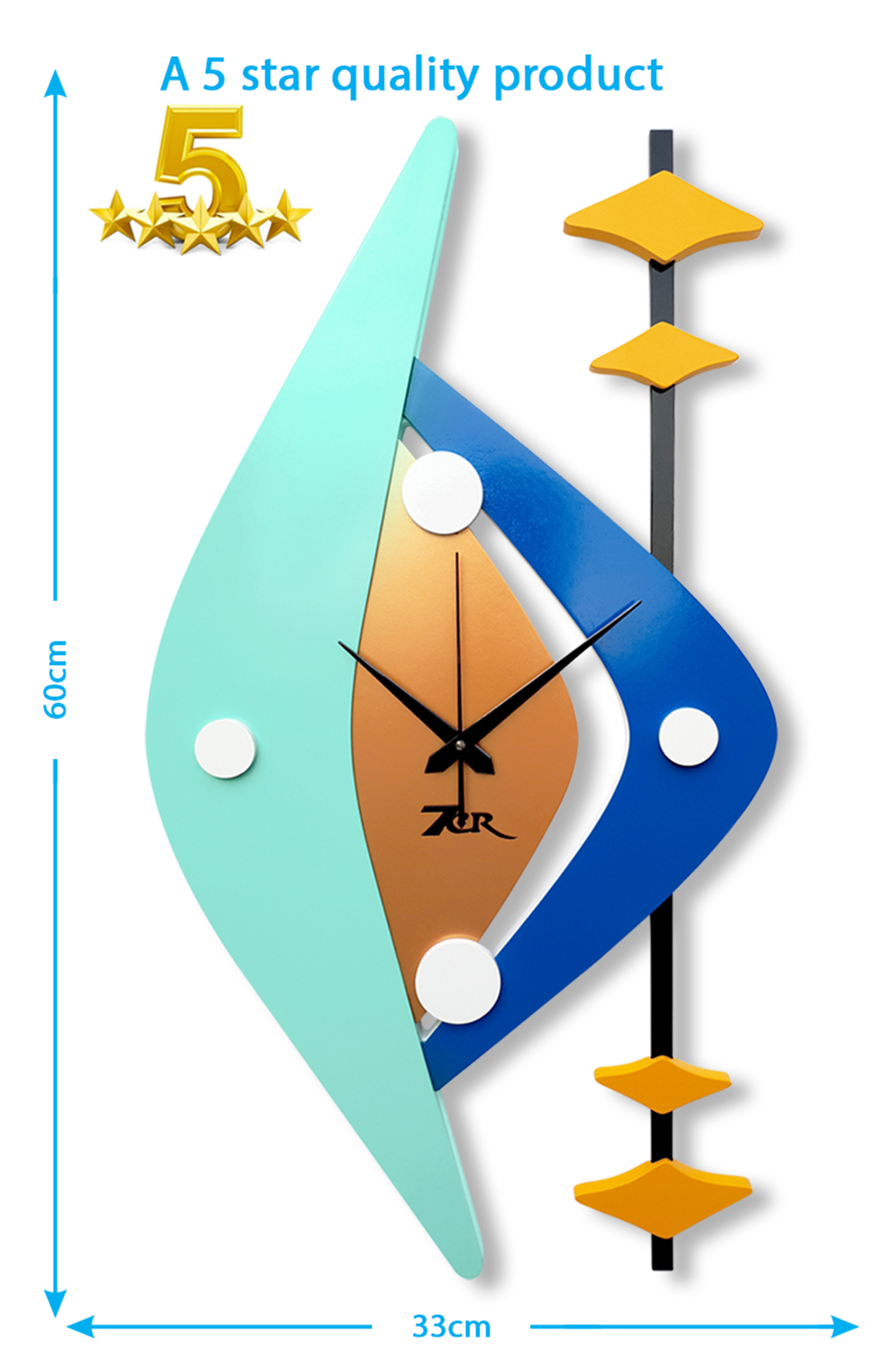 Available In Multicolour Decorative Wall Clock