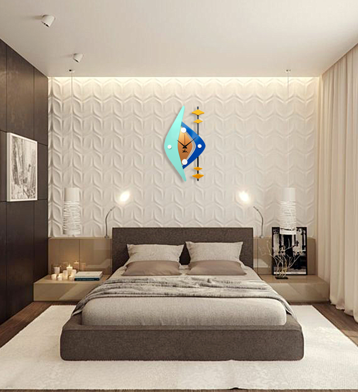 Available In Multicolour Decorative Wall Clock