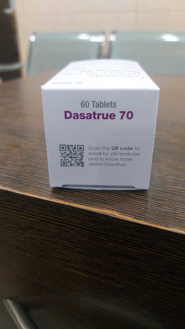 Dasatrue 70mg Ingredients: Dasatinib