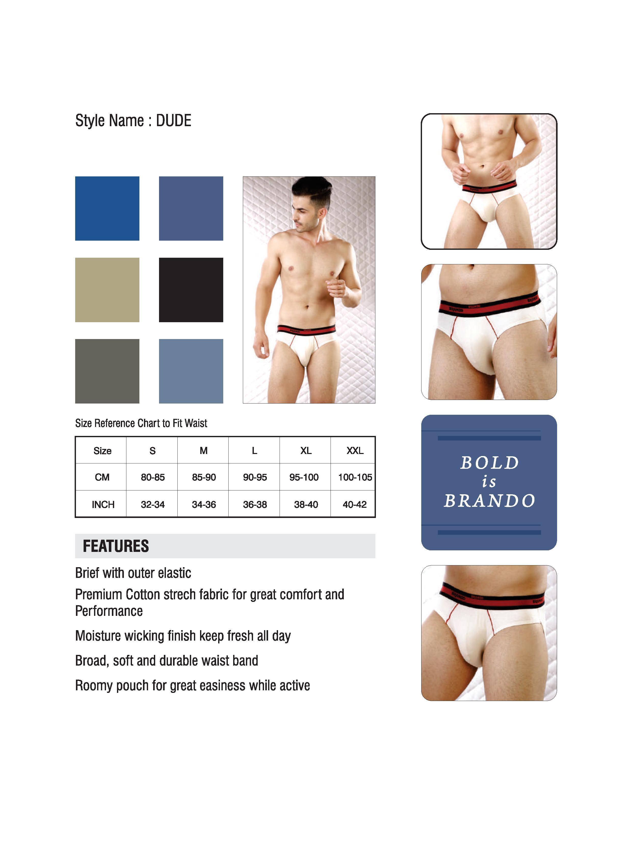 Mens Inner - Cotton Blend , Red, Black, White | Designed For Men, Versatile Colors For Daily Comfort