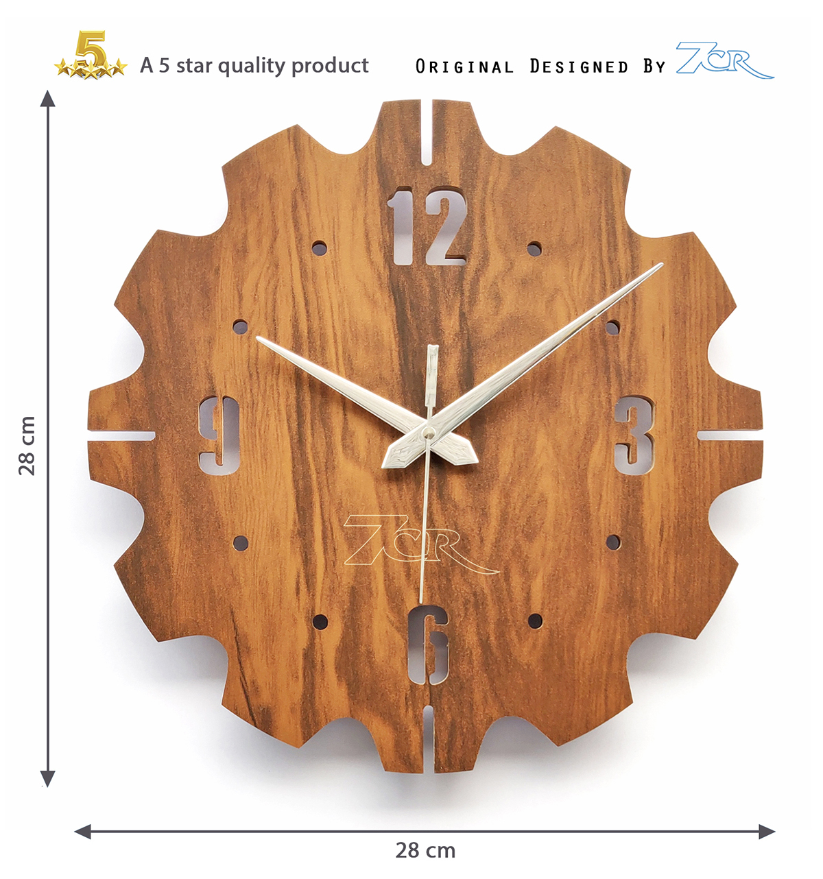 Alfa Shape Wall Clock