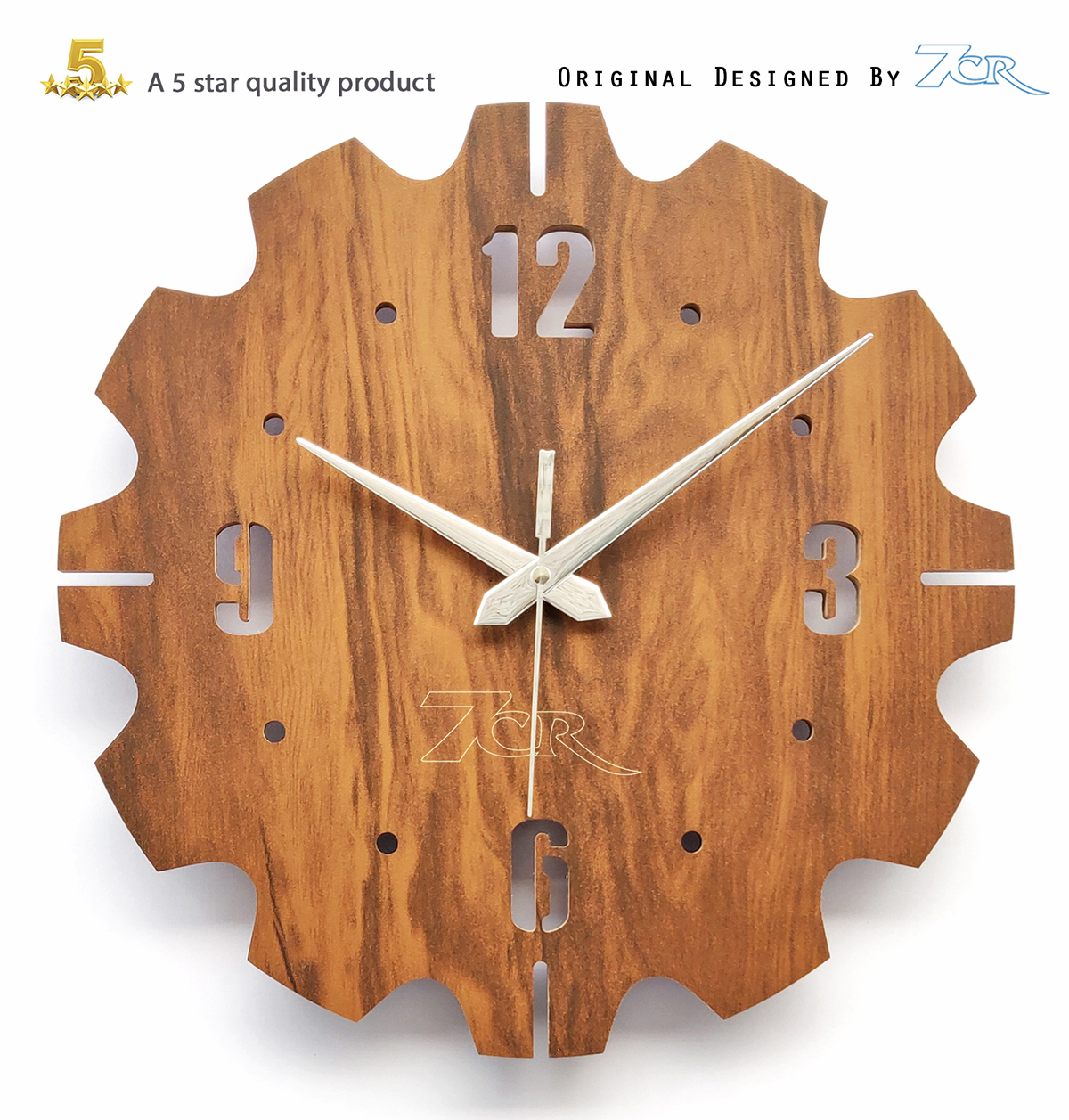 Alfa Shape Wall Clock