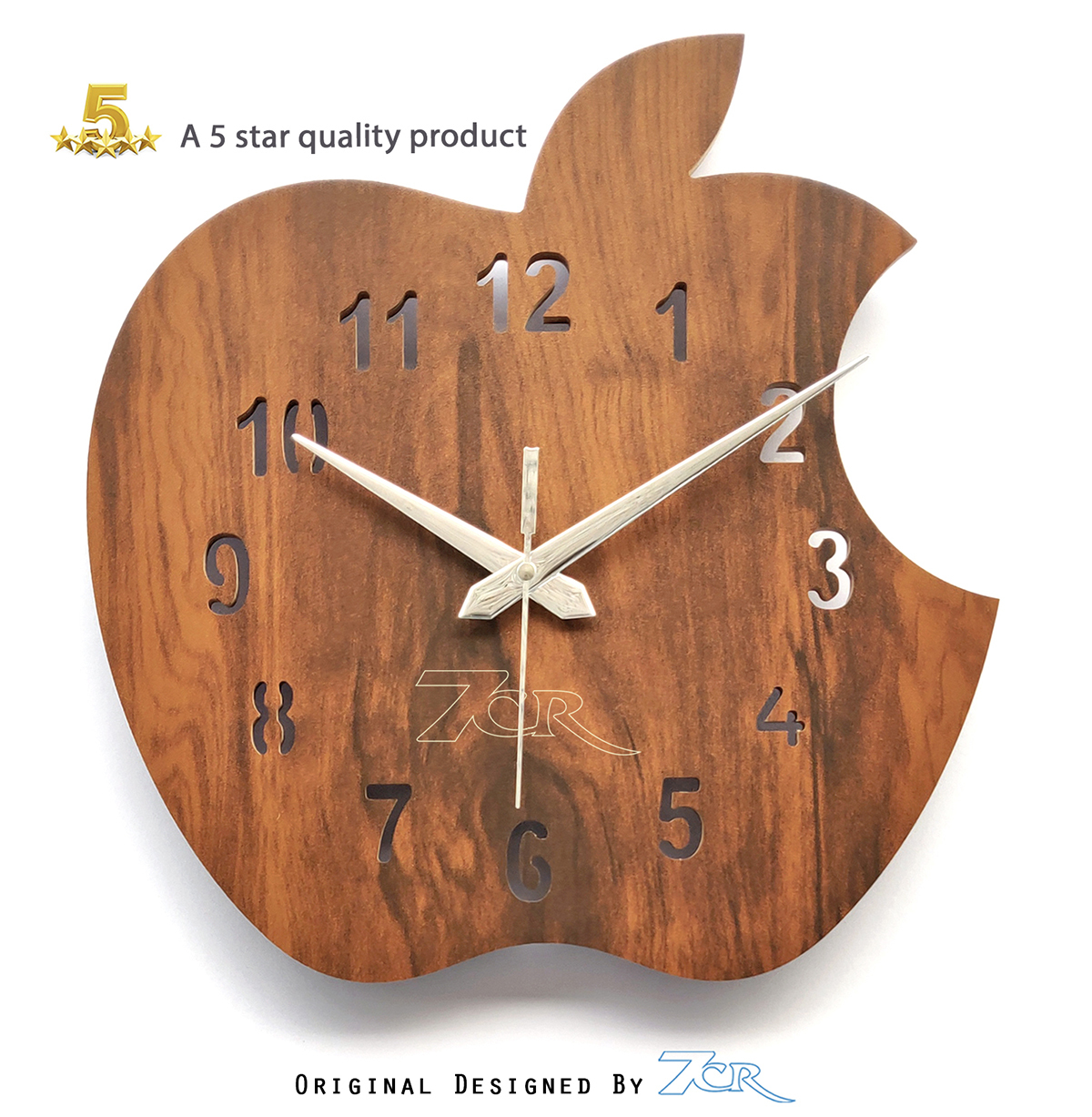 Apple Shape Wall Clock