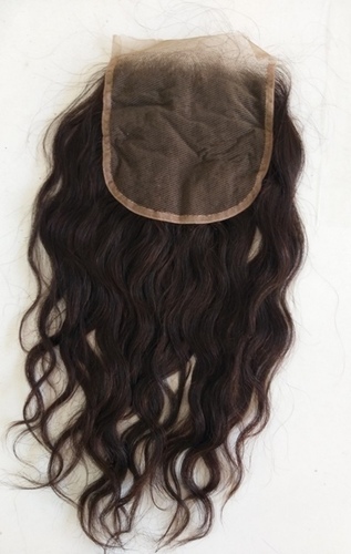 प्राकृतिक रंग उपलब्ध अनप्रोसेस्ड वेवी ट्रांसपेरेंट 4X4 लेस क्लोजर