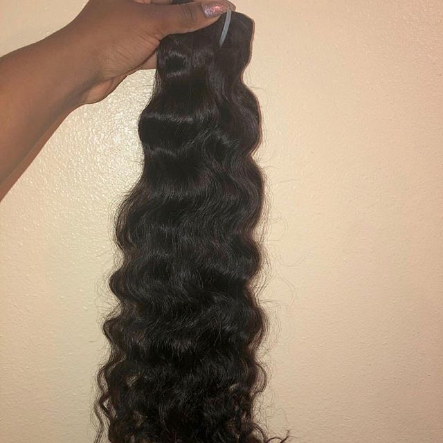 Natural Brown Machine Weft Short Hairs