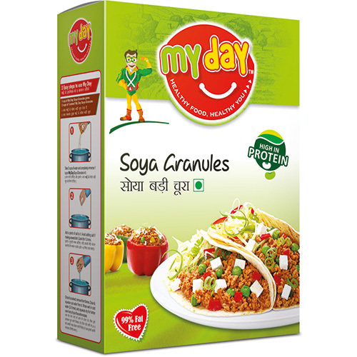 Soya Granules - High Protein, Low Fat | Suitable for Adults, Children, and Old-Aged - 200 gm Granule Form