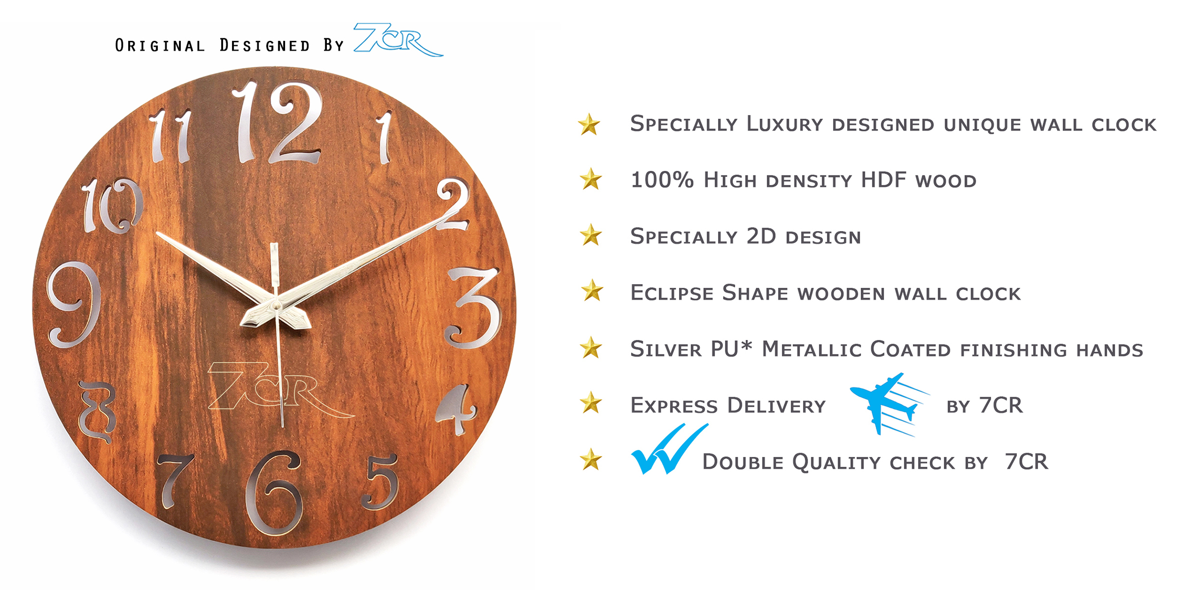 Small Eclipse Wall Clock