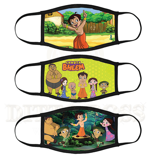 Kids Cantoon Printed Masks