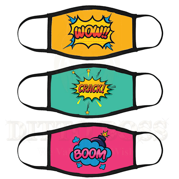 Kids Cantoon Printed Masks