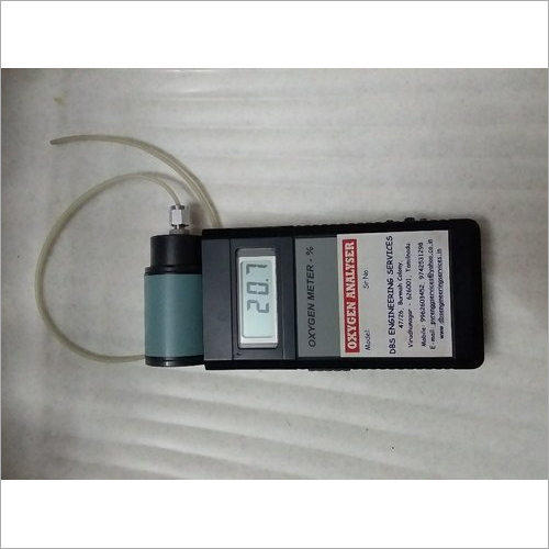 Oxygen Analyzer - Plastic Material, Automatic Operation, Black Color | Precision Gas Measurement Tool