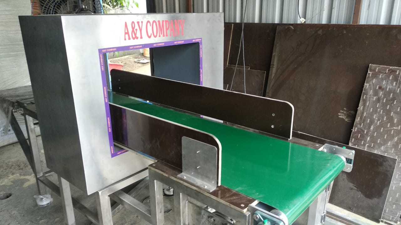 Conveyor Metal Detector - Aisi 304 Stainless Steel, 750x350 Mm Inspection Window | Multiple Rejection Systems, Adjustable Belt Speed, Led Alarm