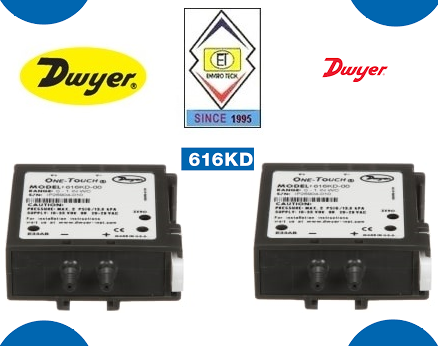 Dwyer 616kd-a-13-v Differential Pressure Transmitter Accuracy: +/- 0.25% Fs %