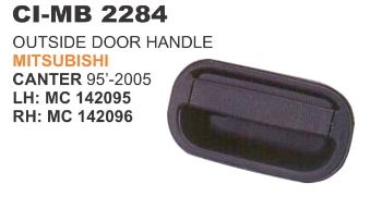 Outside Door Handle Mitsubishi - Durable Automotive Grade Material | Designed for 4-Wheeler Vehicles, Warranty Included