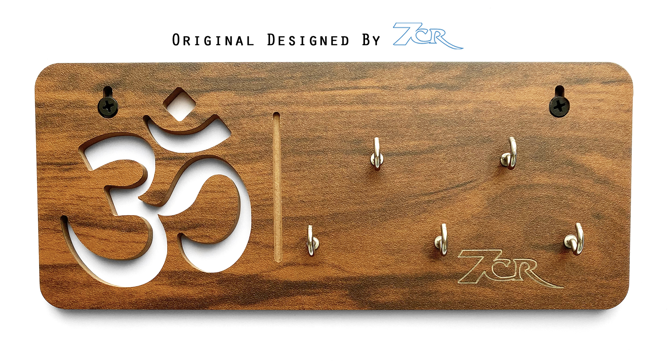 Om Shape Key Chain Holder