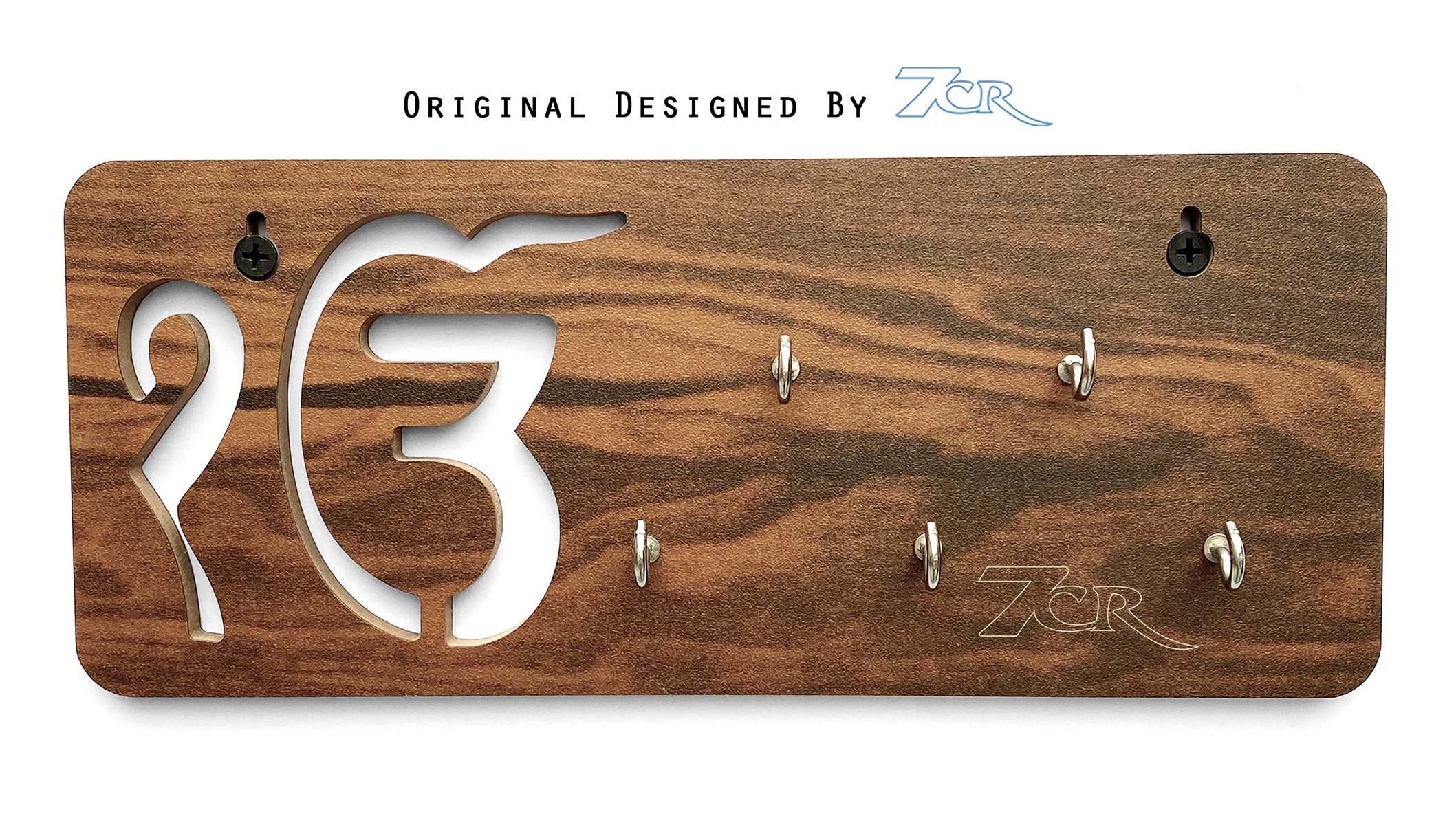 Khanda Shape Key Chain Holder