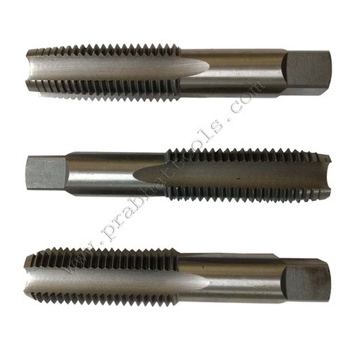Hand Taps - Carbon Steel & High Speed Steel, Silver & Golden Finish | Threading Tap, Bottoming, Plug & Taper Types Available