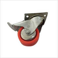 Red Polypropylene Caster Wheel