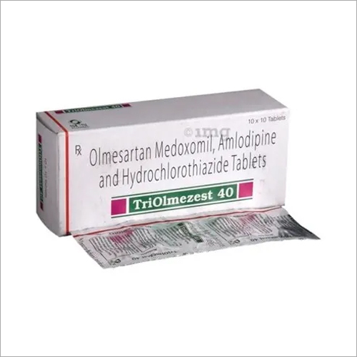 Olmesartan Medoxomil Amlodipine & Hydrochlorthaizide 40Mg Tablet Specific Drug