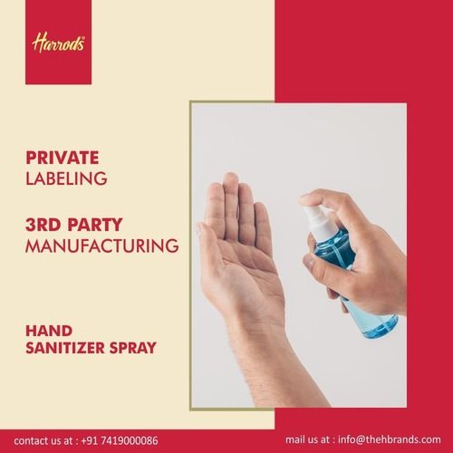 Hand Sanitizer Third Party Manufacturing 50 Ml 100 Ml 200ml Age Group: Suitable For All Ages