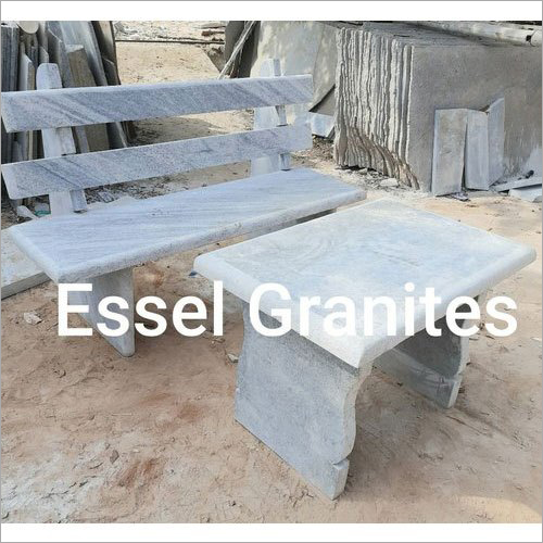 ग्रेनाइट गार्डन बेंच