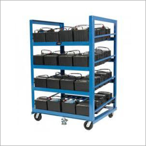 Steel Industrial Solar Battery Stand Trolley