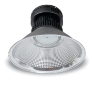 LED High Bay Light - Aluminum, Variable Dimensions, Black | 50-200W, 5000-20000lm, IP65 Rating, 3-Year Warranty, Ideal for Warehouses and Event Centers