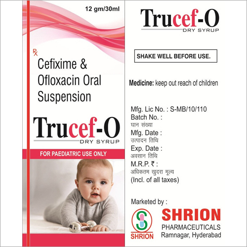 Cefixime and Ofloxacin Oral Suspension
