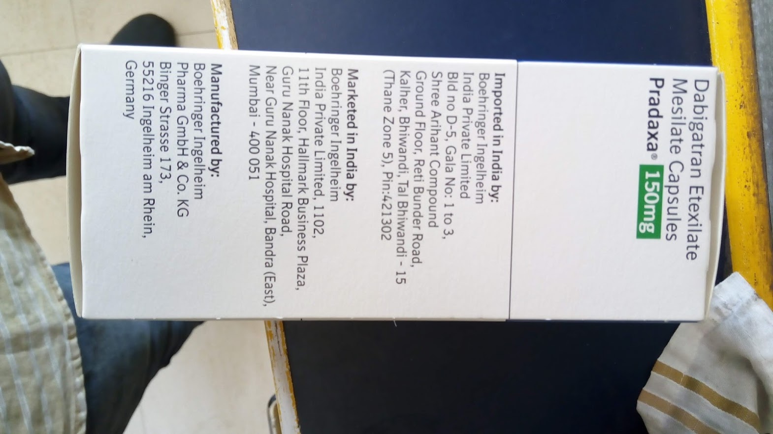Pradaxa 150mg Dabigatran Capsules Specific Drug