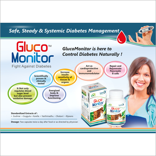 Ayurvedic Diabetes Control Capsules - 60 Herbal Capsules For Natural Blood Sugar Regulation, Safe For All Ages, Scientifically Proven & Clinically Tested