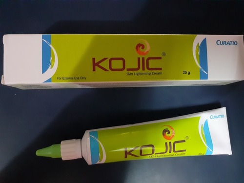 Kojic Skin Cream Application: Face