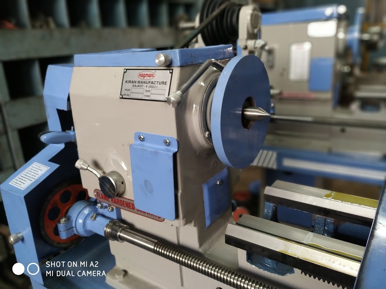 Cone Pulley Light Duty Lathe Machine - 1 Hp Motor Power, 29'' To 46'' Between Centres, 8 Speed Settings | Ideal For Precision Engineering & Technical Training