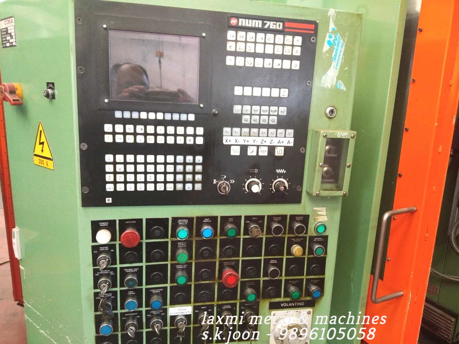 Green 7 Axis Cnc Gear Hobbing, Cima - Ce 260.