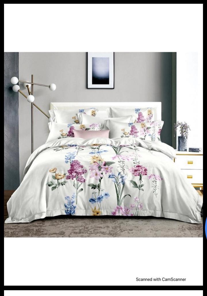 Washable Sephora King Size Double Bedsheet (With Fragrance)
