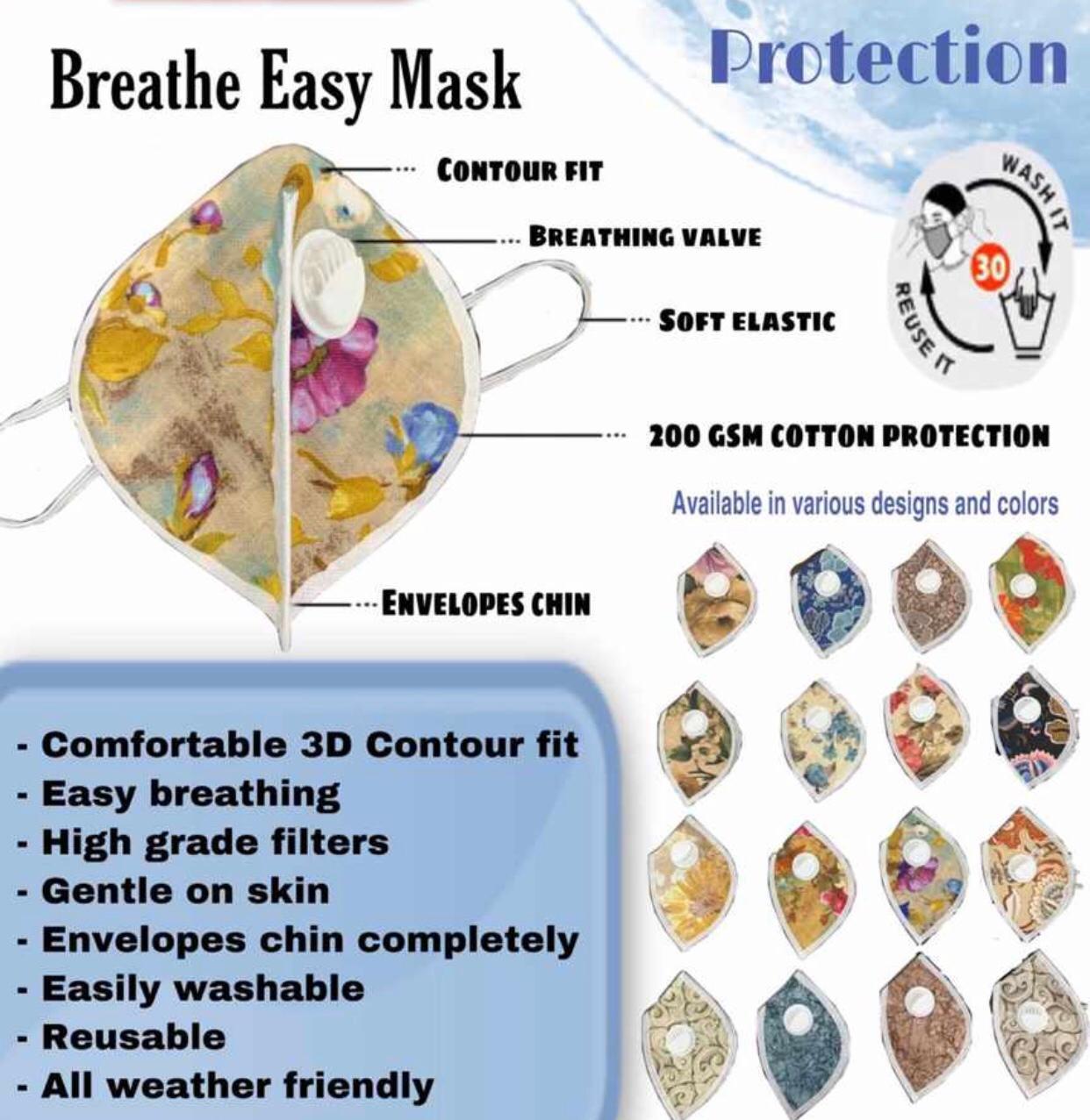 Printed Face Mask For Ladies