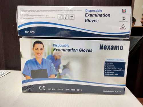 नाइट्राइल एग्जामिनेशन मेडिकल दस्ताने