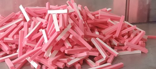 Face Shield Pu Foam Strip - High Density Self-adhesive Foam, Length 100-300mm, Thickness 20-25mm, Available In Grey, Pink, Yellow, White