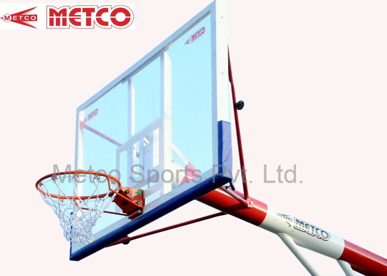 Multicolour Basketball Pole Fixed