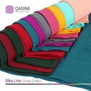 Chiffon Fabric - Silk Blend, 150 Meters Length, Blue | Fire Proof, Light Weight, Quick Dry, Stretchable, Uv-proof And Tear-resistant