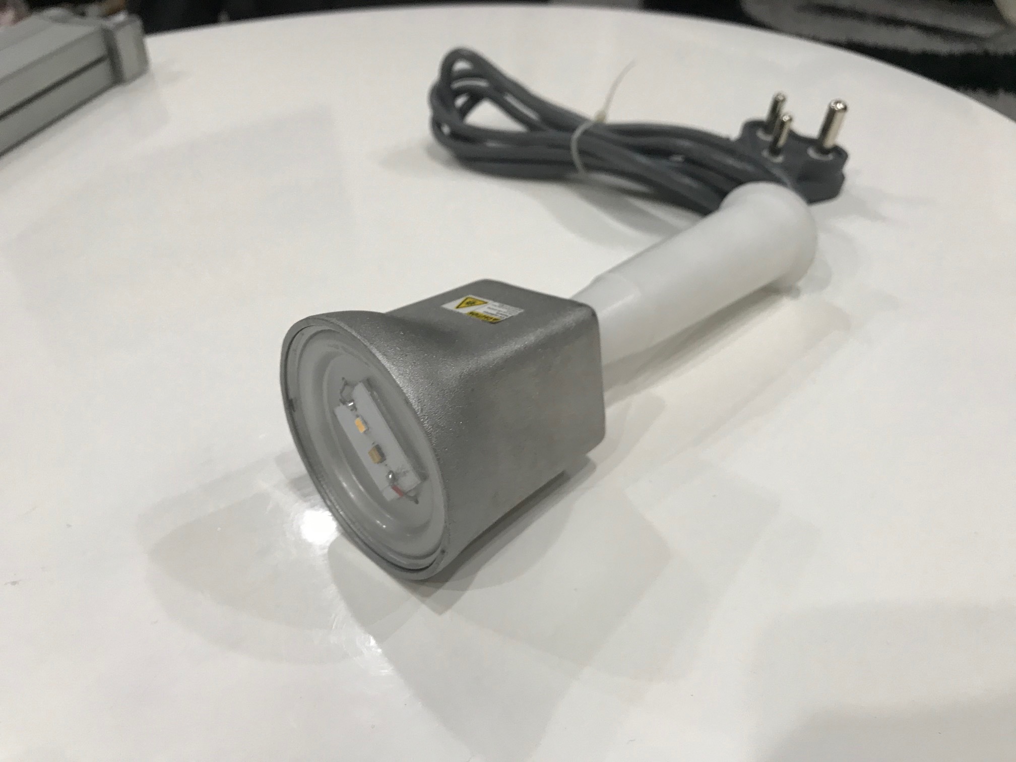 Uvc Led Disinfection Lamp - Aluminium, Round Shape, 300 Grams | Handy, Portable, 250-280nm Light Color, Ideal For Household And Industrial Use
