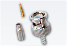 BNC Male Crimp Type RG 174