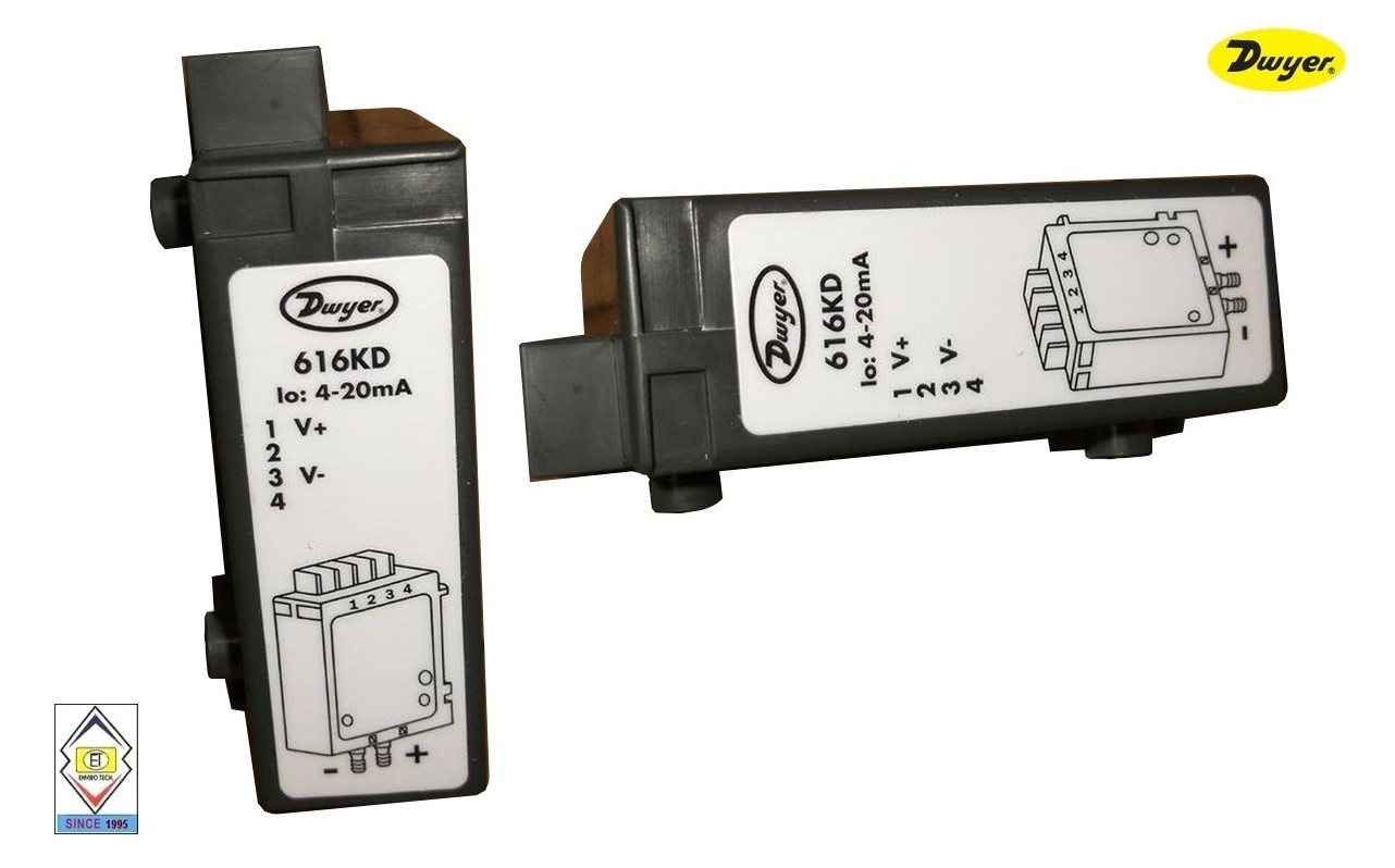 Dwyer 616kd-a-14 Differential Pressure Transmitter Accuracy: +/- 0.25% Fs %