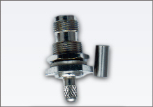 टीएनसी फीमेल स्ट्रेट क्रिम्प टाइप बल्क हेड आरजी 58