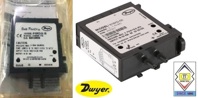 Dwyer 616kd-b-00 Differential Pressure Transmitter Accuracy: +/- 1.0% Fs