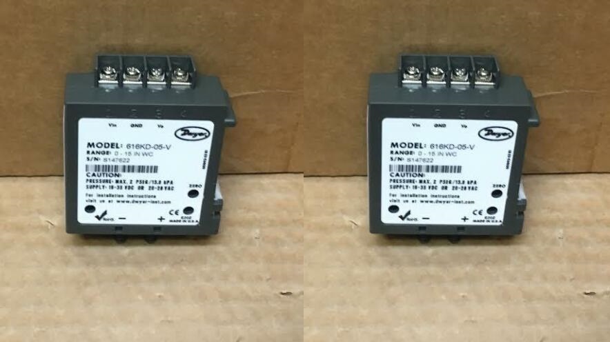 Dwyer 616kd-b-03 Differential Pressure Transmitter Accuracy: +/- 1.0% Fs %