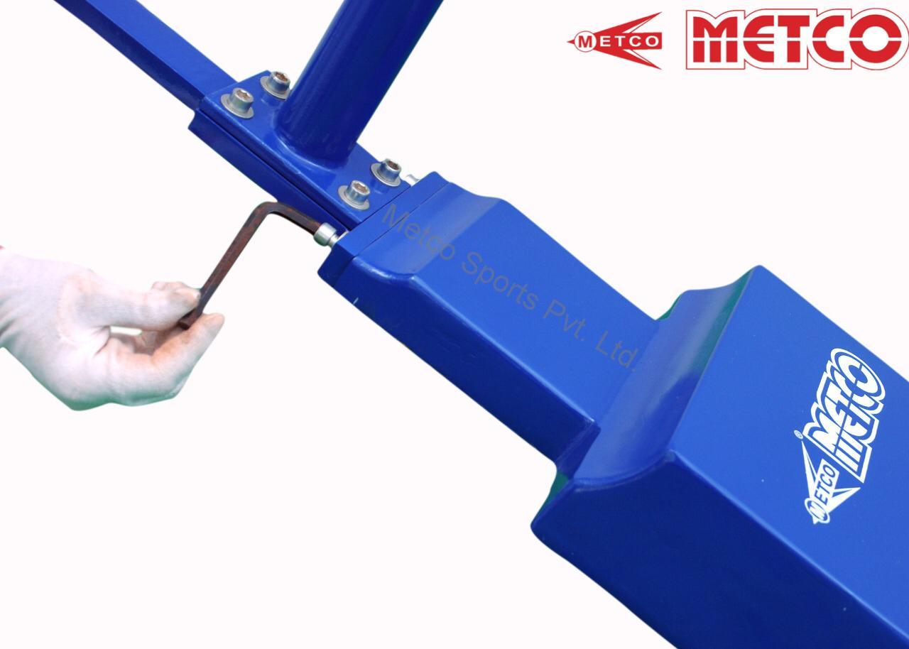 Ms Badminton Pole Movable Blue