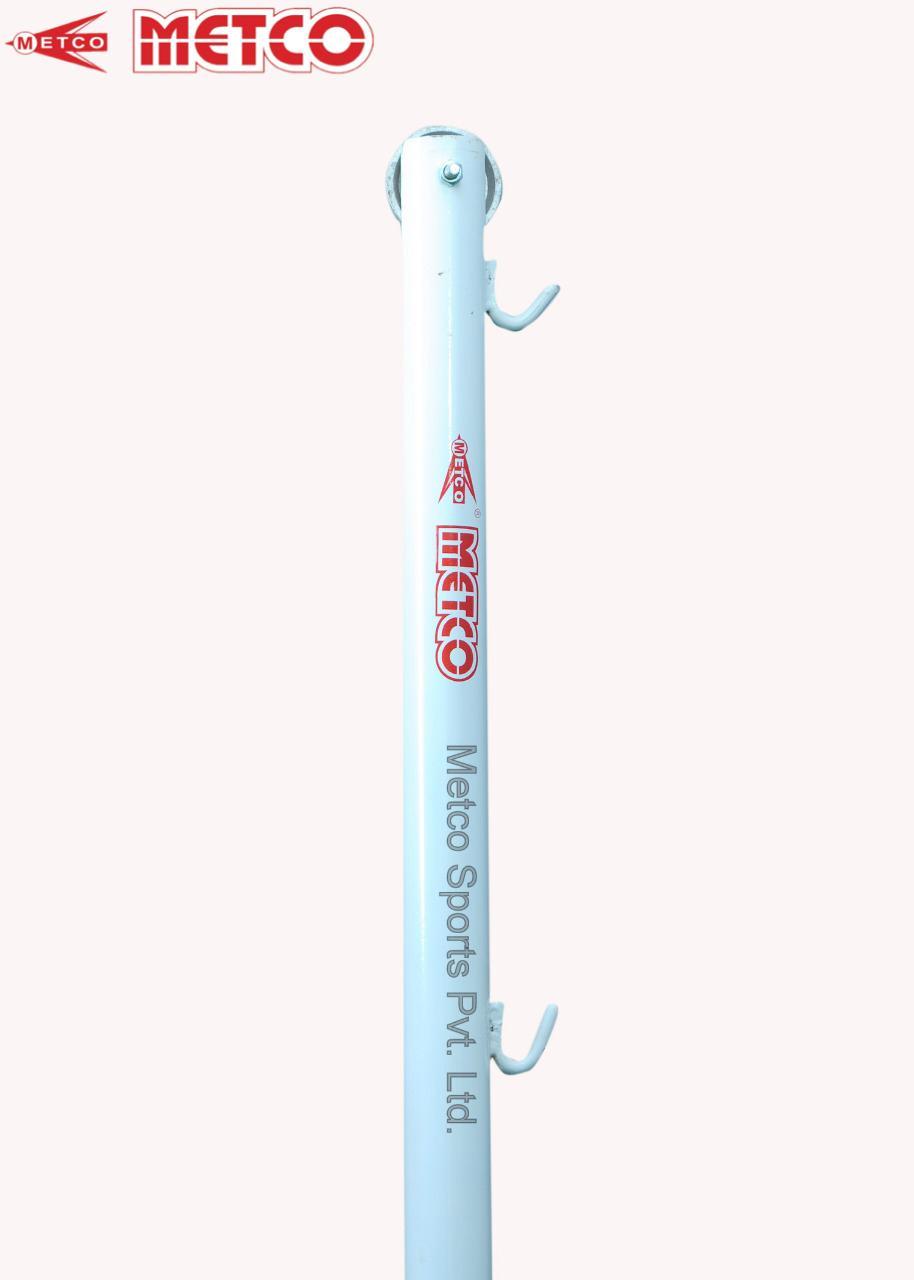 White Badminton Pole Fixed