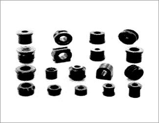 Rubber Bushes - Natural Rubber, Varied Dimensions | Corrosion Resistance, Easy Installation, High Durability, Noise Reduction, Shock Absorption, Vibration Dampening, Temperature Range: -40°C to 80°C