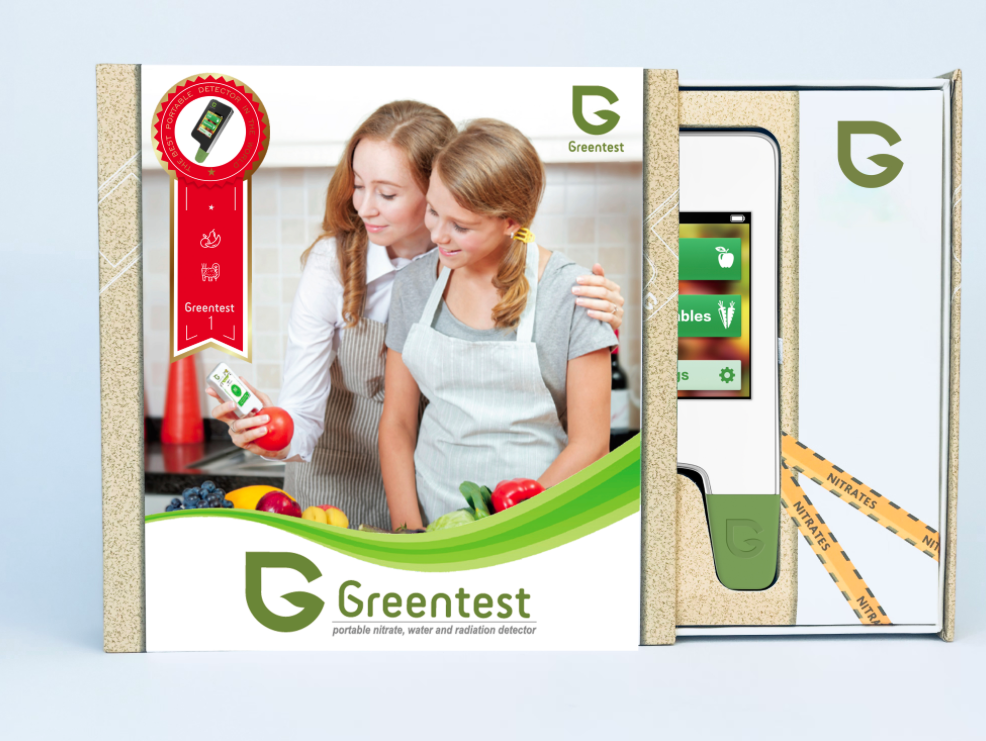 Greentest 1 - 0.333 Kg Pocket-sized Lab | Touchscreen Nitrate Level Tester For Fruits And Vegetables, Multilingual Support, Fast Results